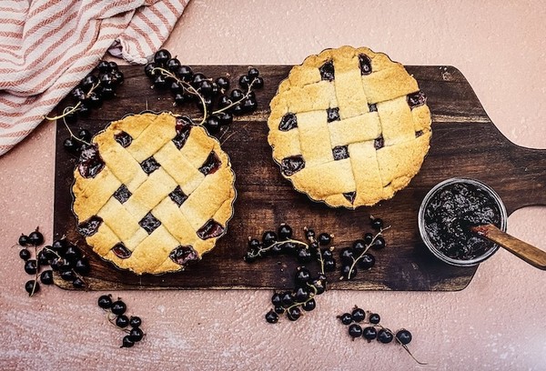 Crostata con Cassis / Italiaanse vlaai met cassisvulling