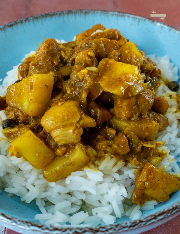 Klassieke kipcurry