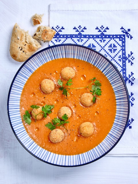 Tomatensoep met balletjes